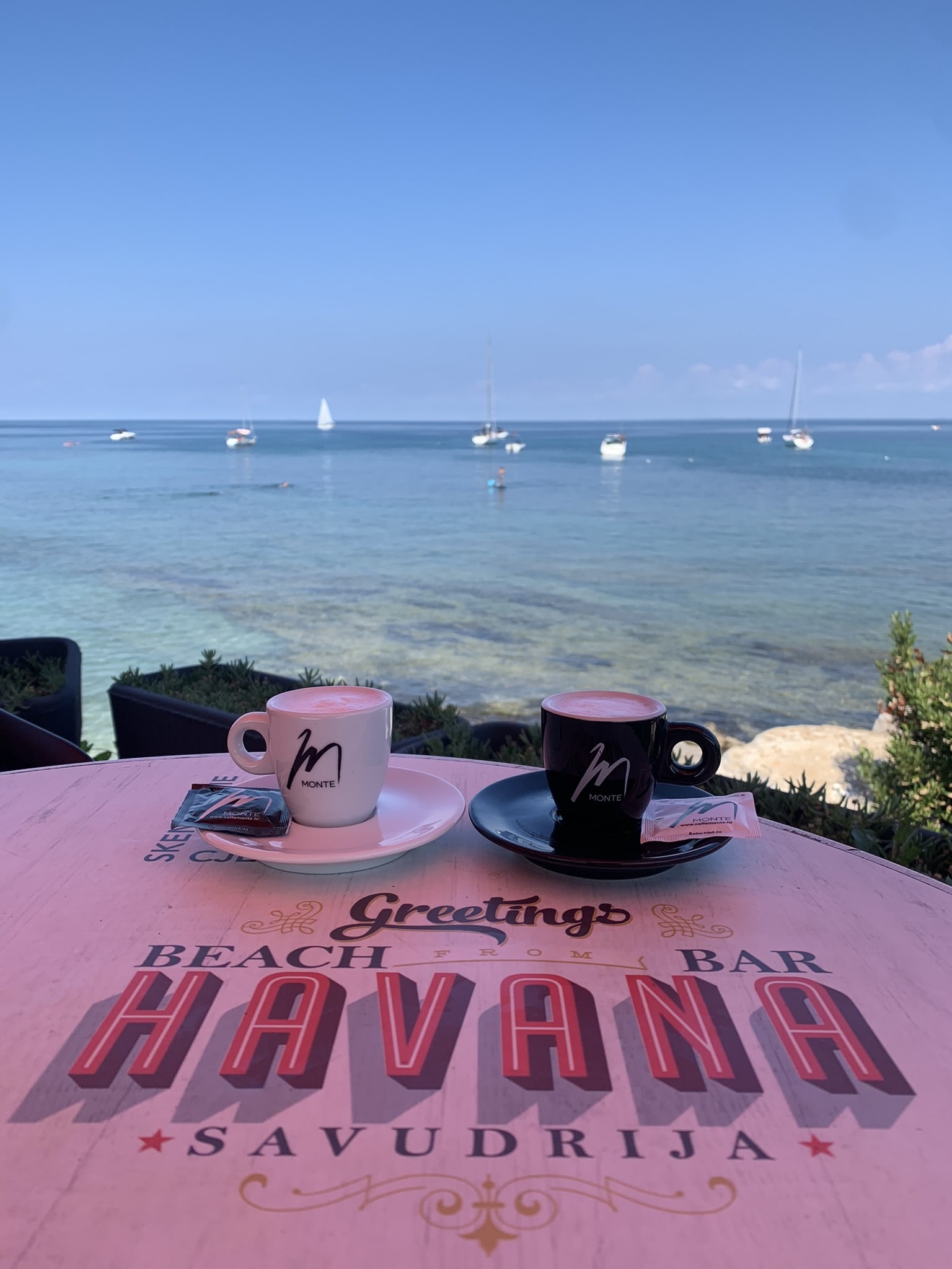 Beach Bar Havana terasa kava coffee